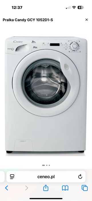 Pralka Candy GCY 1052D1-S na części