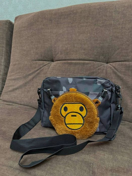 сумка BAPE, идеальное качество, удобная.