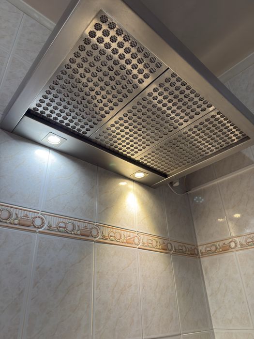Fogão lenha com chapéu de chaminé INOX