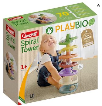 Quercetti-86501 Play Bio tor kulkowy, wielokolorowy, L