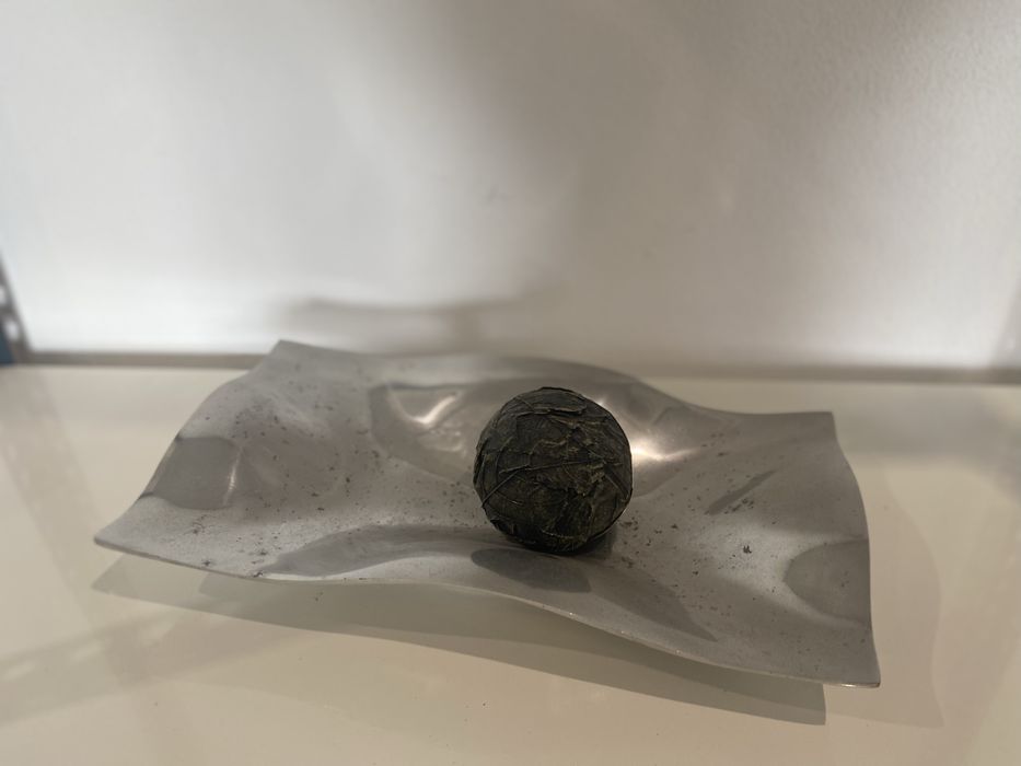 Travessa de decoração com bola