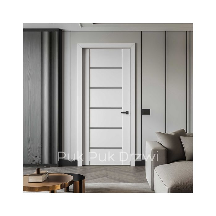 Drzwi przylgowe DRE Auri 0, Od ręki, Biały mat, Łódź i okolice