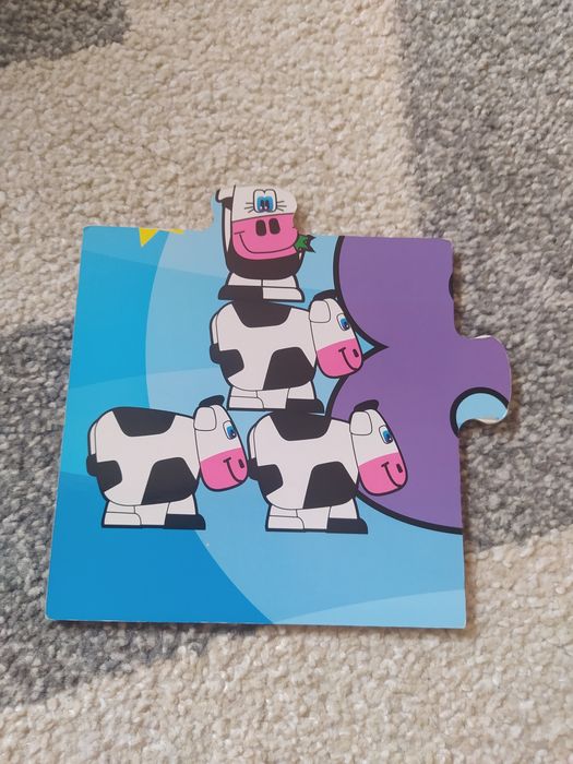 Puzzle duże maxi cyferki maxi 60 cm x90 cm