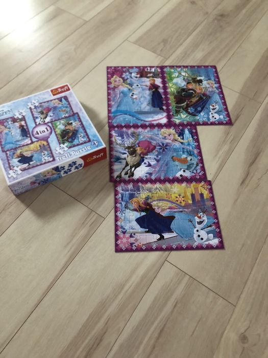 Puzzle Kraina lodu 4 w 1