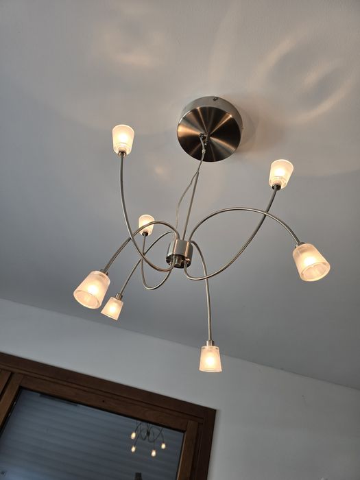 Conjunto de 2 Candeeiros de teto inox Ikea