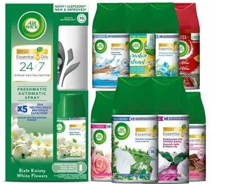 Air Wick Freshmatic odświeżacz urządzenie + 9 wkładów 250 ml