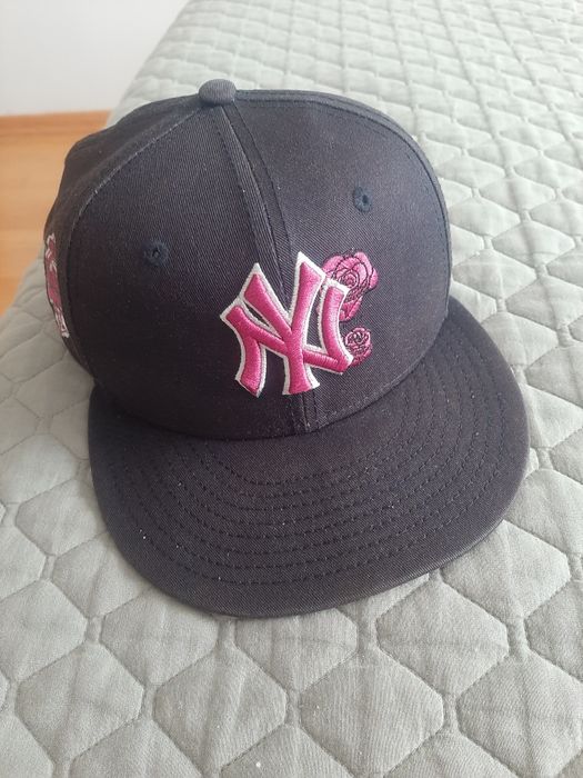 New Era czapka MLB Ble adjustable New York Yankees Flower Icon 9FORTY R.S/M  stan bdb ciemny granat