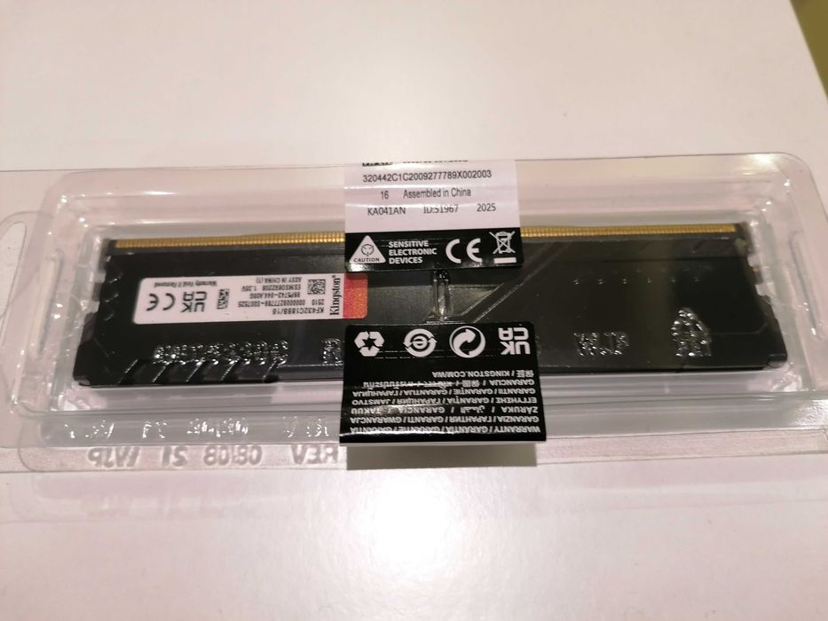 Kingston FURY Beast Black 1x16GB 3200MHz CL18 Pamięć RAM (nowa)