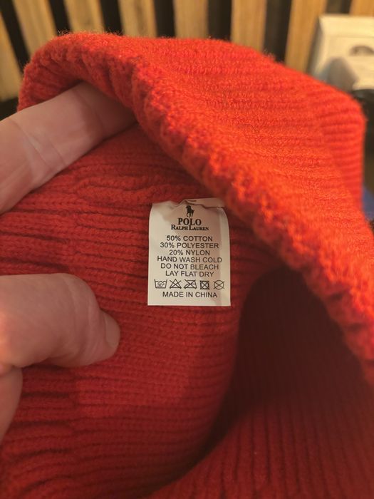 Czapka POLO  LAUREN welniana