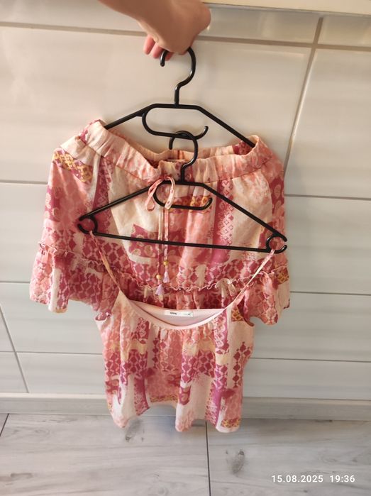 (Komplet damski) top+ spódnica rozm M