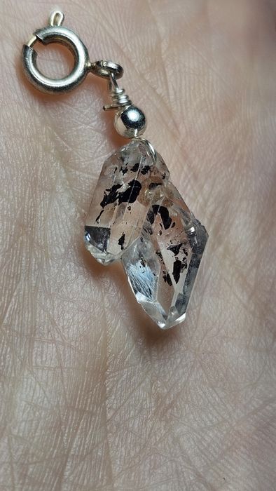 Wisiorek Kwarc Herkimer