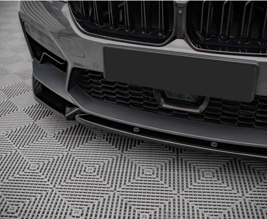Сплиттер BMW F90 G30 M5 в стиле Maxton Design цельный диффузор спойлер
