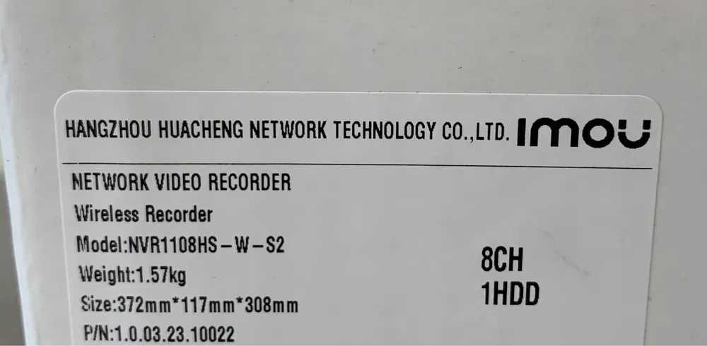 Dahua на 8 камер iP видеорегистратор с WiFi IMOU до 8Мп