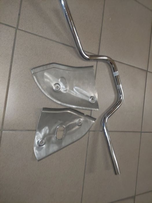 Nowy kpl oslony boczne boczki rama romet komar+kierownica pl