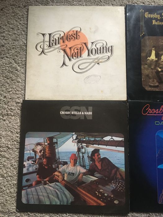 Lote 4 discos vinil Neil Young / CSNY / CSN