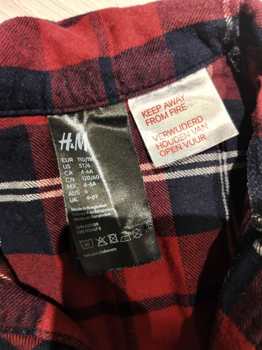 Piżama świąteczna dziecięca 110/116