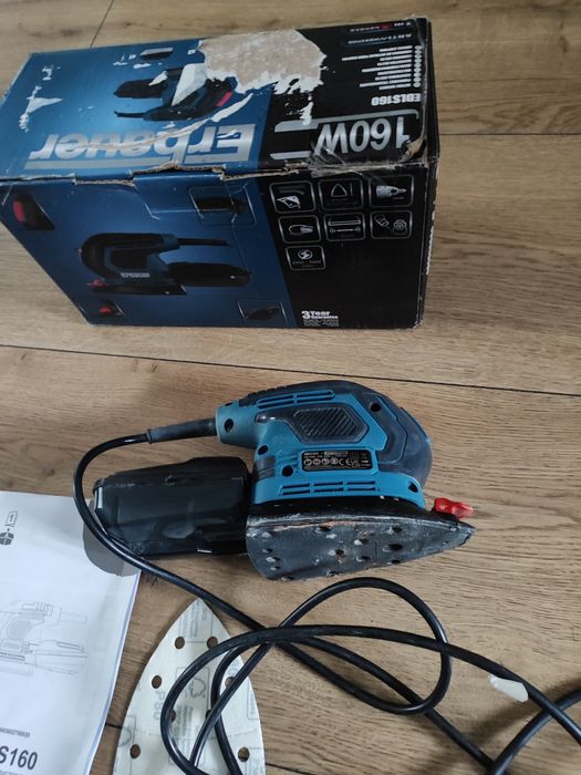 Szlifierka oscylacyjna Erbauer 150w, 2024rok