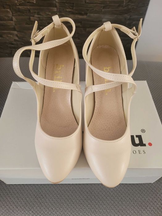Buty ślubne Brilu. 37