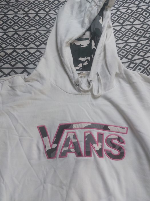 Bluza biala vans xl