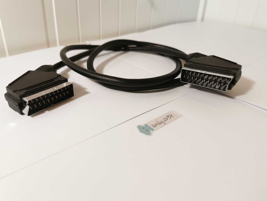 Kabel SCART męski do SCART męski