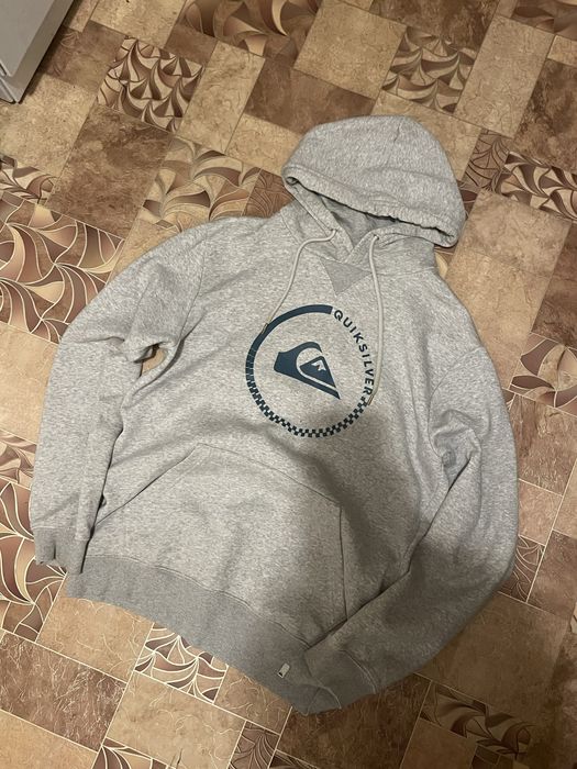 Худі сіре quiksilver, М , кофта, зіп,