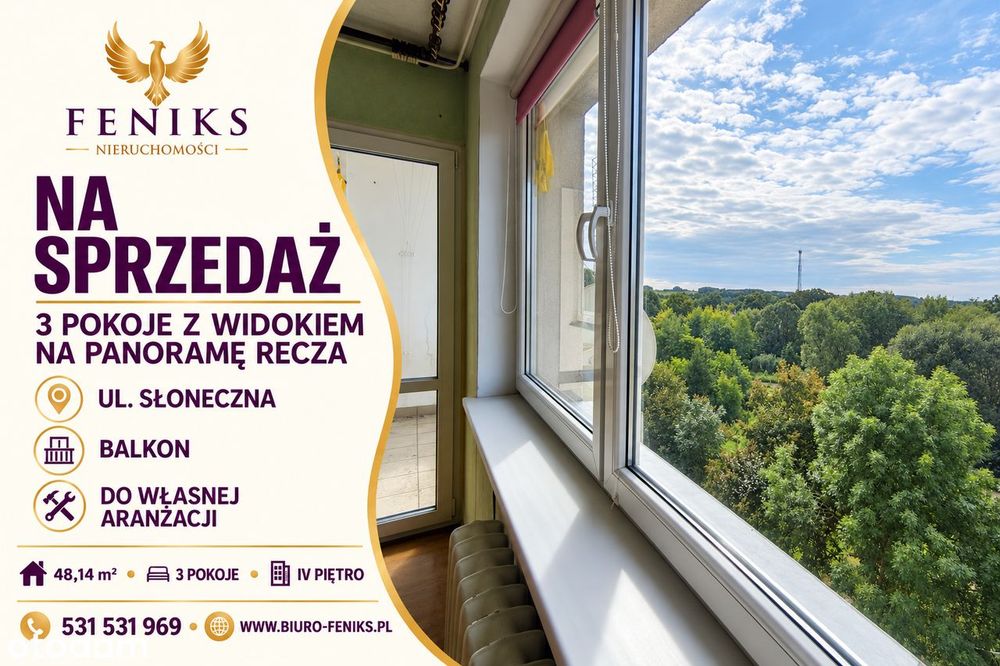 Koniecznie zobacz !3 pok. z balkonem i wyjątkowym widokiem na PANORAMĘ