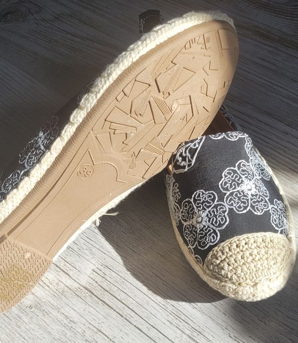 Buty espadryle haft