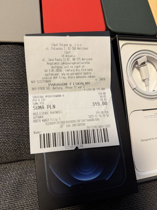Iphone 12 pro 256gb + 25 szt etui