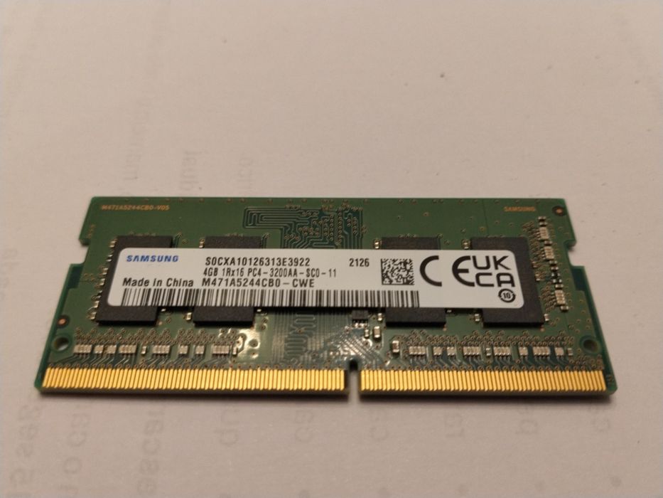 Memória RAM 4GB 3200MHZ