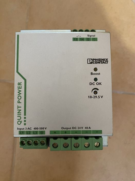Fonte de Alimentação Phoenix Contact QUINT 24V 40A (Trifásica)