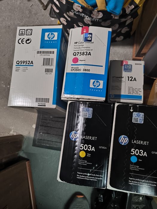 Toners impressoras laser HP originais novos