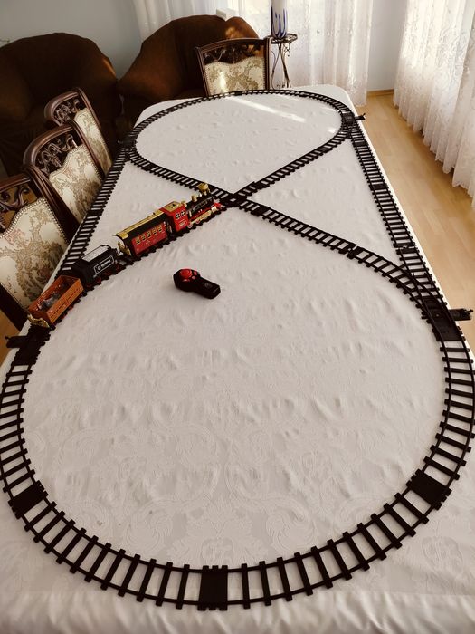 Величезна залізниця 9м ,,Ретро паровоз''  Classic Train 9015