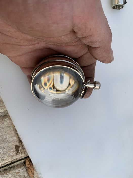 Relogio bola de vidro “vintage”