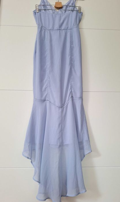 Sukienka Maxi Letnia, na Wesele, Szyfon Asos r 38