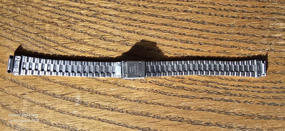 Bransoleta do zegarka Casio stał nierdzewna Japonska