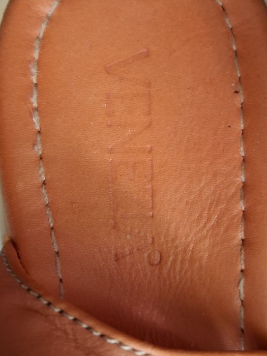 pomarańczowe sandały venezia r.37