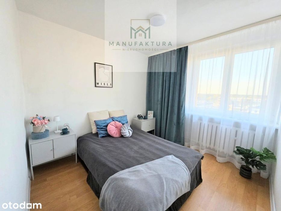 Zadbane 3 pokoje | Zaodrze | Widok z 9. piętra | Balkon miejsce postoj
