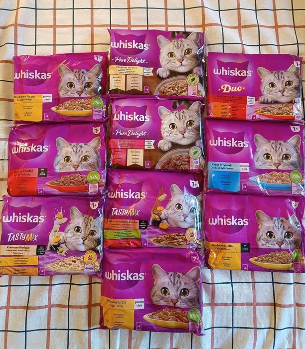 Karma saszetki Whiskas dla kota różne rodzaje Okazja