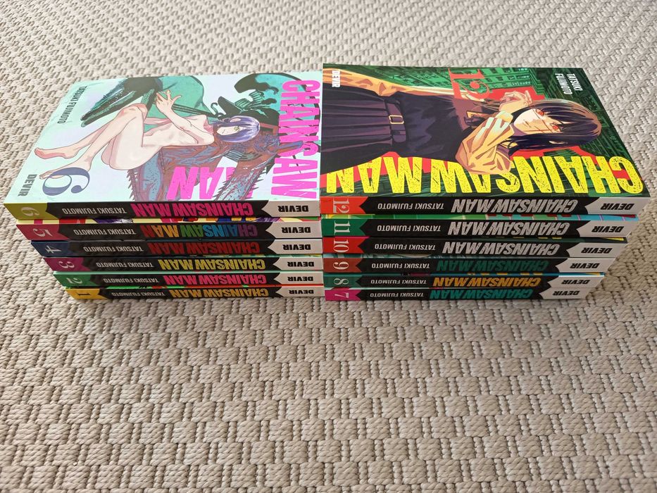 Chainsaw Man volumes 1 a 7 (Devir)