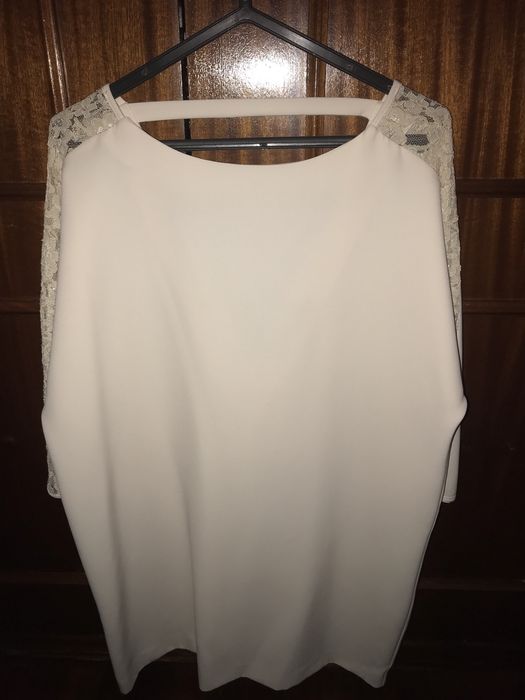 Vestido rosa claro da marca da Zara