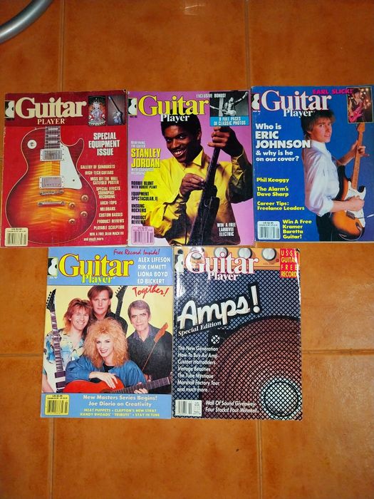 Guitar Player Revistas anos 80 - Lote