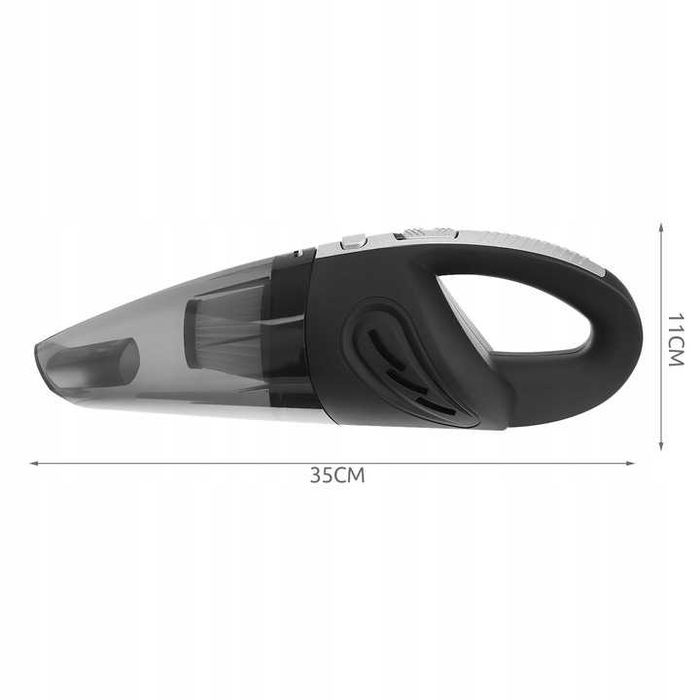 MOCNY Odkurzacz Samochodowy Bezprzewodowy Ręczny Akumulatorowy Końcówk