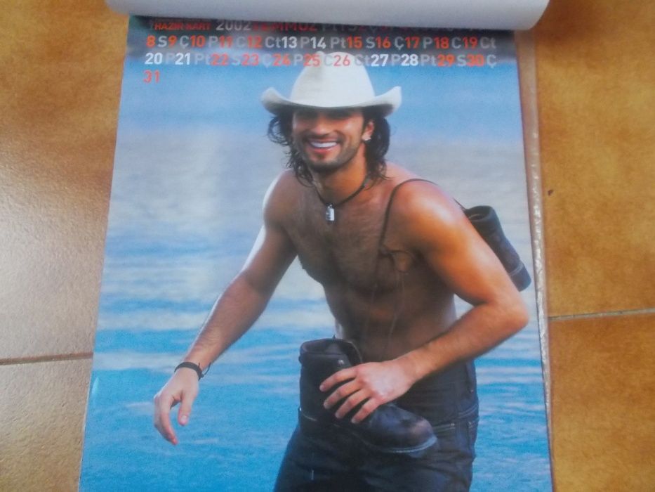 calendário de Tarkan 2002