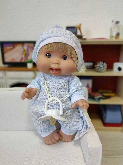 Ванільний пупс хлопчик кукла мальчик Марина Пау Пепотес 26 см