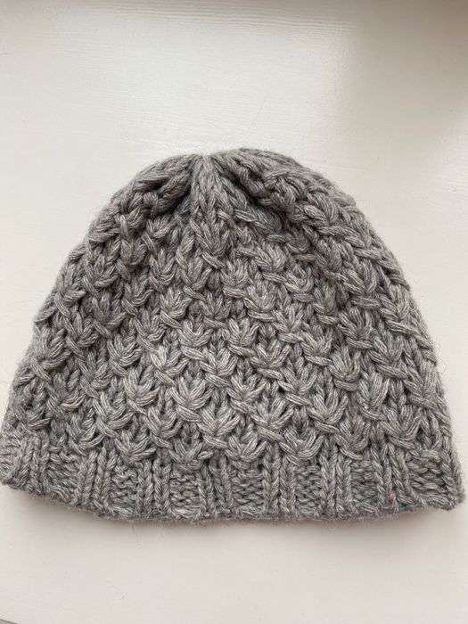 Emu czapka wełna 100% pure merino wool one size szara