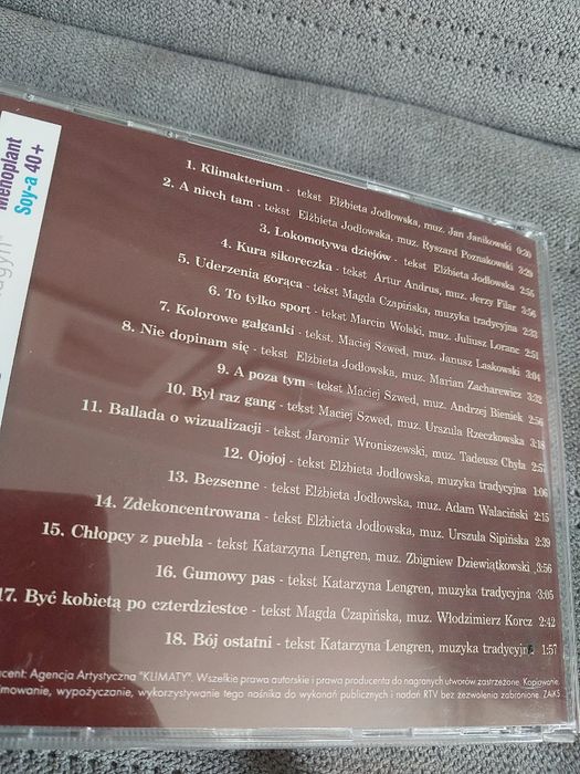 Klimakterium płyta CD