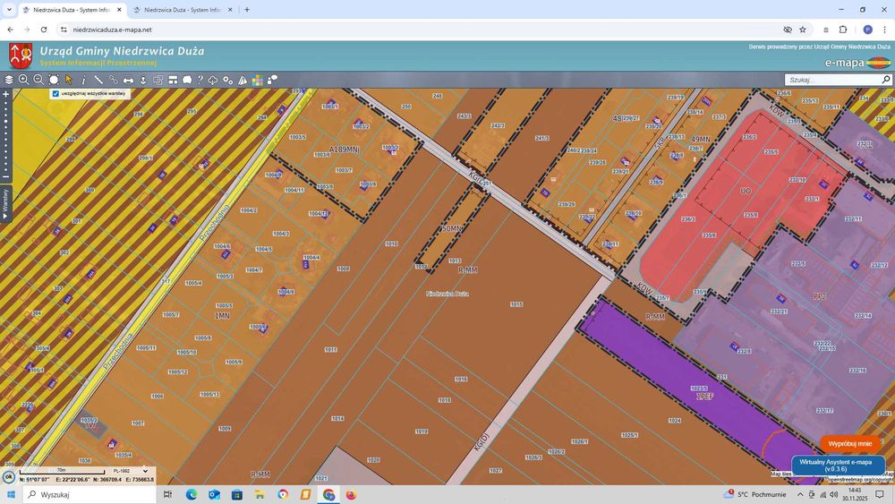 działka Niedrzwica duża ul Przechodnia