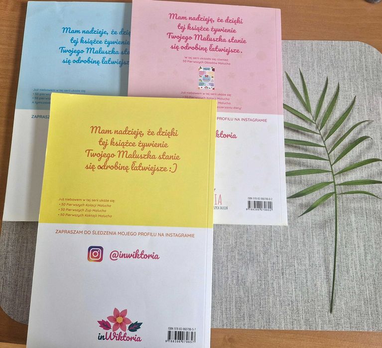 3 KSIĄŻKI: 50 pierwszych obiadow, 50 sniadan 50 przekąsek, inwiktoria