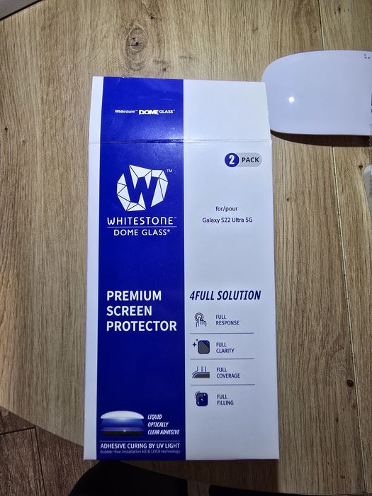 Szkło hartowane do s22 Ultra Whitestone Dome Glass