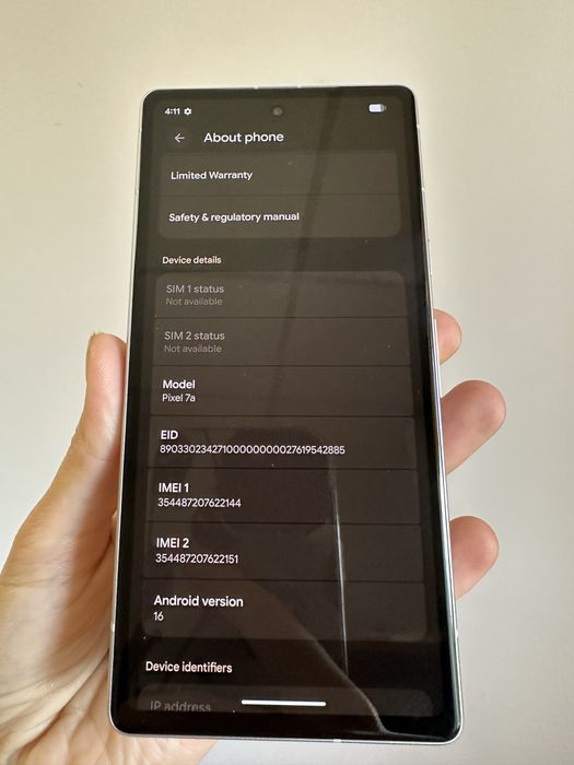 Pixel 7a 128gb JAK NOWY!